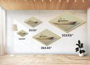 Weathered Yacht Still Diamond Shaped nautical boat scene Canvas Textured Print marina-inspired sea lover gift modern living decor