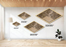 Istanbul -Turkey Diamond Shaped City Map, Custom Diamond Shaped Wall Art, City Map Canvas