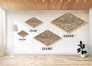 Hamburg - Germany Diamond Shaped City Map, Custom Diamond Shaped Wall Art, City Map Canvas