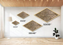Houston Diamond Shaped City Map, Custom Diamond Shaped Wall Art, City Map Canvas