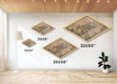 Islamabad - Pakistan Diamond Shaped City Map, Custom Diamond Shaped Wall Art, City Map Canvas