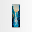 Canyon River, Southwest Wall Art, Moody Landscape, Nature Wall Art, Vertical Wall Art, Living Room Art, Canvas Print