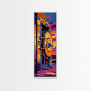 Bank Vault, Abstract Industrial Art, Bold Metal Print, Dramatic Surreal Decor, Unique Office Wall Art, Framed Canvas Print