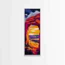 Desert Arch, Red Rock, Southwest Landscape, Framed Canvas Print, Canyon Artwork, Warm Tones, Nature Wall Art, Rustic Home Decor