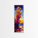 Wild Grass, Sunset Glow, Tranquil Nature, Canvas Print, Boho Wall Art, Bedroom Decor, Earthy Tones, Cozy Autumn Landscape