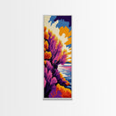 Fiery Sunset, Mountain Lake, Scenic Nature, Adventure Art, Outdoorsy Home, Fall Colors, Cabin Wall Art, Canvas Print, Gift Idea