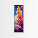 Serene Horizon, Sunset Waters, Tranquility Art, Nature Reflection, Living Room Accent, Minimalist Style, Canvas Print, Relaxing Vibes