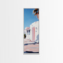 Modern Desert Home, Pink Aesthetic, Minimalist Wall Art, Framed Canvas Print, Southwestern Decor, Boho Art, Living Room Wall Art