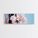 Cherry Blossoms, Floral Wall Art, Spring Decor, Nature Painting, Pastel Aesthetic, Elegant Botanical, Living Room, Canvas Print
