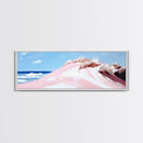 Coastal Dunes, Ocean Breeze, Beach Landscape, Pastel Art, Canvas Print, Nautical Wall Art, Bathroom Decor, Coastal Home Art