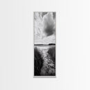 Marsh Trail, Nature Path, Quiet Wetland Scene, Canvas Print, Entryway Wall Art, Rustic Decor, Neutral Color Palette, Modern Nature Style