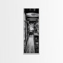 Surfboard Shop Hallway, Rustic Surf Decor, Beach Lifestyle Print, Framed Canvas Print, Man Cave Wall Art, Coastal Boho Vibes, Cabin Wall Art