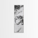 Sand Crab, Coastal Vibes, Beach Creature, Desert Aesthetic, Monochrome Wall Art, Canvas Print, Boho Bathroom Decor, Ocean Life Artwork