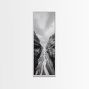 Canyon Stream Path, Ocean Rock Passage Art, Nature Landscape Photography, Canvas Print, Bathroom Wall Decor, Modern Coastal Art