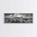 Sunset Sea, Magic Carpet, Ocean Ritual, Ethereal Coastal, Framed Canvas Print, Boho Wall Art, Living Room Decor, Surreal Beach Photography