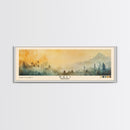 Bali, Indonesia Watercolor Print, Vacation Gift, Indonesia Wall Art, Beach Painting, Beach Decor, Large Wall Art, Wood Frame Art