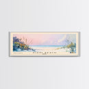 Diani Beach, Kenya Watercolor Beach Print, Vacation Gift, Kenya Wall Art, Framed Canvas Print, Framed Beach Painting