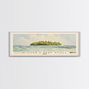 Glover’s Reef Atoll, Belize Watercolor Beach Print, Vacation Gift, Belize Wall Art, Beach Painting, Beach Decor, Beach Painting