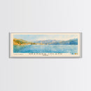 Granada Island, Granada Watercolor Print, Vacation Gift, Granada Wall Art, Beach Painting, Beach Decor, Large Wall Art, Wood Frame Art