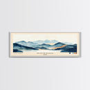 Honshu, Japan Watercolor Print, Vacation Gift, Japan Wall Art, Beach Painting, Beach Decor, Large Wall Art, Wood Frame Art