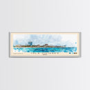 Isla Mujeres, Mexico Watercolor Beach Print, Vacation Gift, Mexico Wall Art, Beach Painting, Beach Decor, Beach Painting