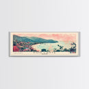 Koh Lanta, Thailand Watercolor Print, Vacation Gift, Thailand Wall Art, Beach Painting, Beach Decor, Large Wall Art, Wood Frame Art