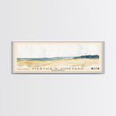 Martha’s Vineyard, Massachusetts Watercolor Beach Print, Vacation Gift, Massachusetts Wall Art, Framed Canvas Print, Framed Beach Painting
