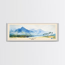 Maui, Hawaii Watercolor Print, Vacation Gift, Hawaii Wall Art, Beach Painting, Beach Decor, Large Wall Art, Wood Frame Art