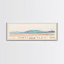 Ninety Mile Beach, New Zealand Watercolor Print, Vacation Gift, New Zealand Wall Art, Beach Painting, Beach Decor, Large Wall Art, Wood Frame Art