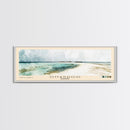 Omadhoo, Maldives Watercolor Print, Vacation Gift, Maldives Wall Art, Beach Painting, Beach Decor, Large Wall Art, Wood Frame Art