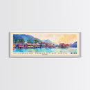 Pulau Perhentian Kecil, Malaysia Watercolor Beach Print, Vacation Gift, Malaysia Wall Art, Framed Canvas Print, Framed Beach Painting