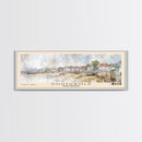 Southwold, United Kingdom Watercolor Print, Vacation Gift, United Kingdom Wall Art, Beach Painting, Beach Decor, Large Wall Art, Wood Frame Art
