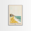 Viareggio Beach, Italy Watercolor Beach Print, Vacation Gift, Italy Wall Art, Beach Painting, Beach Decor, Beach Painting