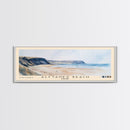 Álftanes Beach, Iceland Watercolor Print, Vacation Gift, Iceland Wall Art, Beach Painting, Beach Decor, Large Wall Art, Wood Frame Art