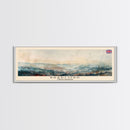 Bradford United Kingdom Travel Print Wall Art, Panoramic City Art, Travel Art, Wall Decor, Vacation Gift, Framed Canvas Print Or Metal Art