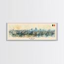 Kyiv Ukraine Wall Art, Panoramic Travel Poster, Panoramic Framed Canvas Print, City Wall Art, Wall Hanging Home Decor, Travel Art