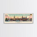 Brescia Italy Travel Print Wall Art, Panoramic City Art, Travel Art, Wall Decor, Vacation Gift, Framed Canvas Print Or Metal Art