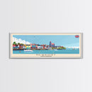 Newport United Kingdom Travel Print Wall Art, Panoramic City Art, Travel Art, Wall Decor, Vacation Gift, Framed Canvas Print Or Metal Art