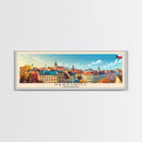 Pardubice Czech Republic Travel Art, City Art, Framed Canvas Print or Metal Wall Art, Europe Travel Poster, Panoramic Wall Art, Extra Wide Wall Art