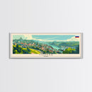 Tomsk Russia Wall Art, Panoramic Travel Poster, Panoramic Framed Canvas Print, City Wall Art, Wall Hanging Home Decor, Travel Art