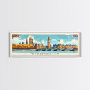 Westminster United Kingdom Wall Art, Panoramic Travel Poster, Panoramic Framed Canvas Print, City Wall Art, Wall Hanging Home Decor, Travel Art