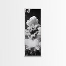 Explosive Ocean Wave, Framed Canvas Print, coastal décor, nautical painting, seascape painting, black and white photography,  panoramic art