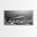 Trout, Fly Fishing Art, Rustic Decor, Coastal Wall Art, Lake Tahoe Art, Fishing Art, Nautical Painting, Framed Canvas Print