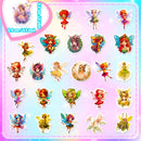 50 Fairy Vinyl Stickers – Waterproof, UV-Proof, No Duplicate Set