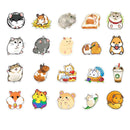 50 Hamster Vinyl Stickers – Waterproof Cute Decals for Decor