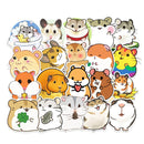 50 Hamster Vinyl Stickers – Waterproof Cute Decals for Decor