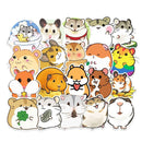 50 Hamster Vinyl Stickers – Waterproof Cute Decals for Decor