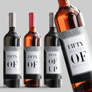 50 Shades Drunk Wine Label Set