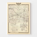 Vintage Map of Perry County, Illinois 1876