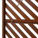 Outdoor & Indoor Privacy Screen Metal Privacy Screen 76' H×48' W, Freestanding Decorative Privacy Screen for Deck Balcony Patio, Privacy Fence Panels for Outside Lawn Garden PS113 RUSTY